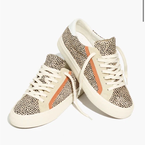 Madewell Shoes - Madewell Low-Top Sidewalk Sneakers in spotted Calf Hair